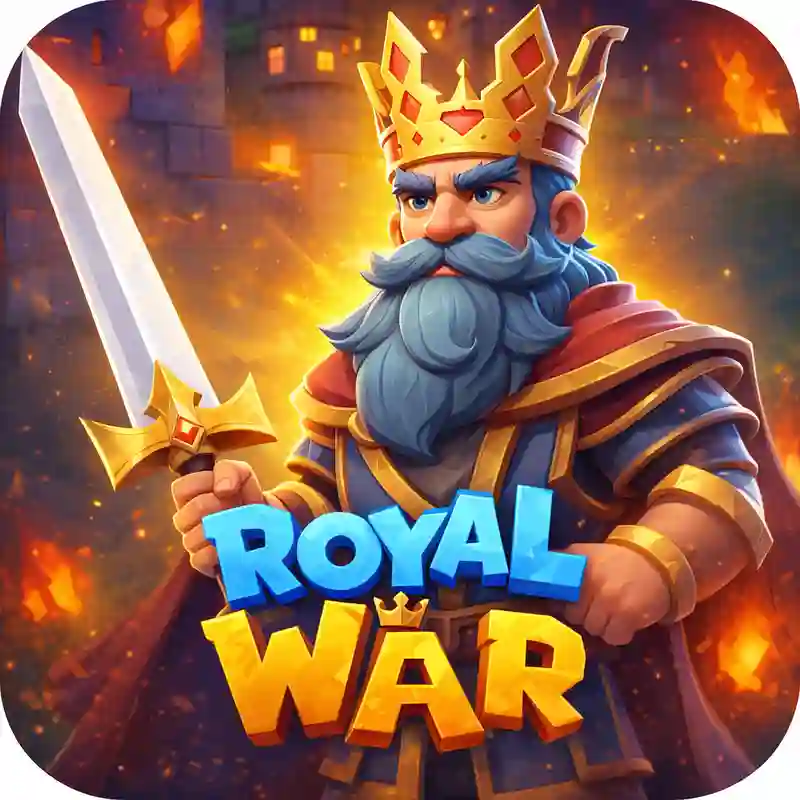 Royal War casino game luxury interface